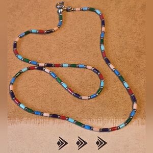 Silpada Sterling Silver & Colorful Bead Necklace